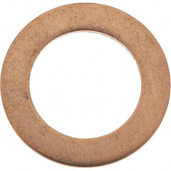 Value Collection - 7/16 SAE, 29/64" ID x 11/16" OD Oil Drain Plug Gasket - 1/32" Thick, Copper - All Tool & Supply