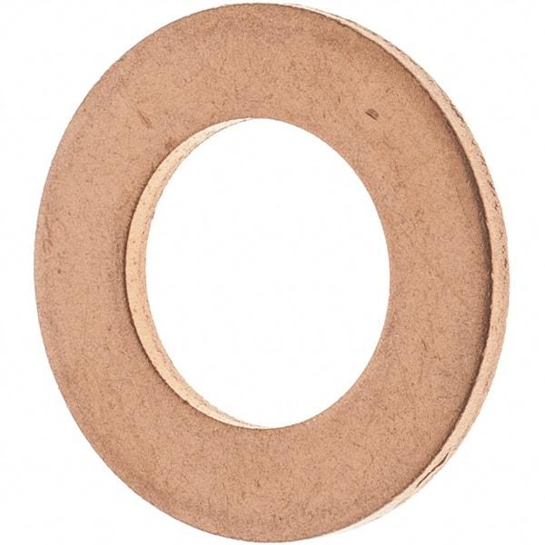 Value Collection - 7/16 SAE, 15/32" ID x 13/16" OD Oil Drain Plug Gasket - 1/16" Thick, Copper - All Tool & Supply