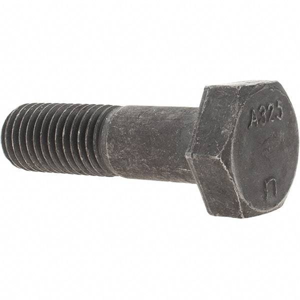 Value Collection - 3/4-10 Thread, 2-3/4" Length Under Head, Hex Head Bolt - A325 Steel, Uncoated - All Tool & Supply