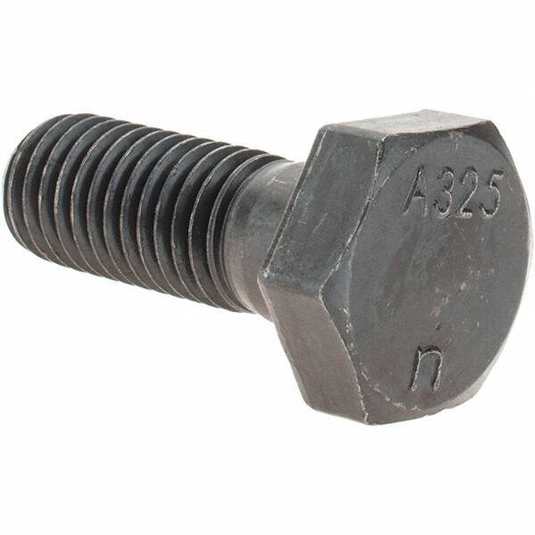 Value Collection - 5/8-11 Thread, 1-3/4" Length Under Head, Hex Head Bolt - A325 Steel, Uncoated - All Tool & Supply