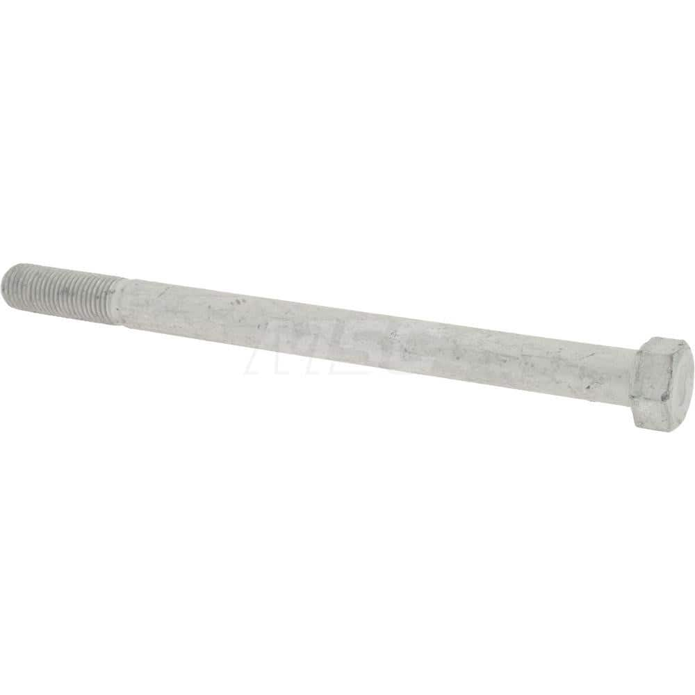 Hex Head Cap Screw: 7/16-20 x 6″, Grade 9 Alloy Steel, Zinc-Plated Clear Chromate