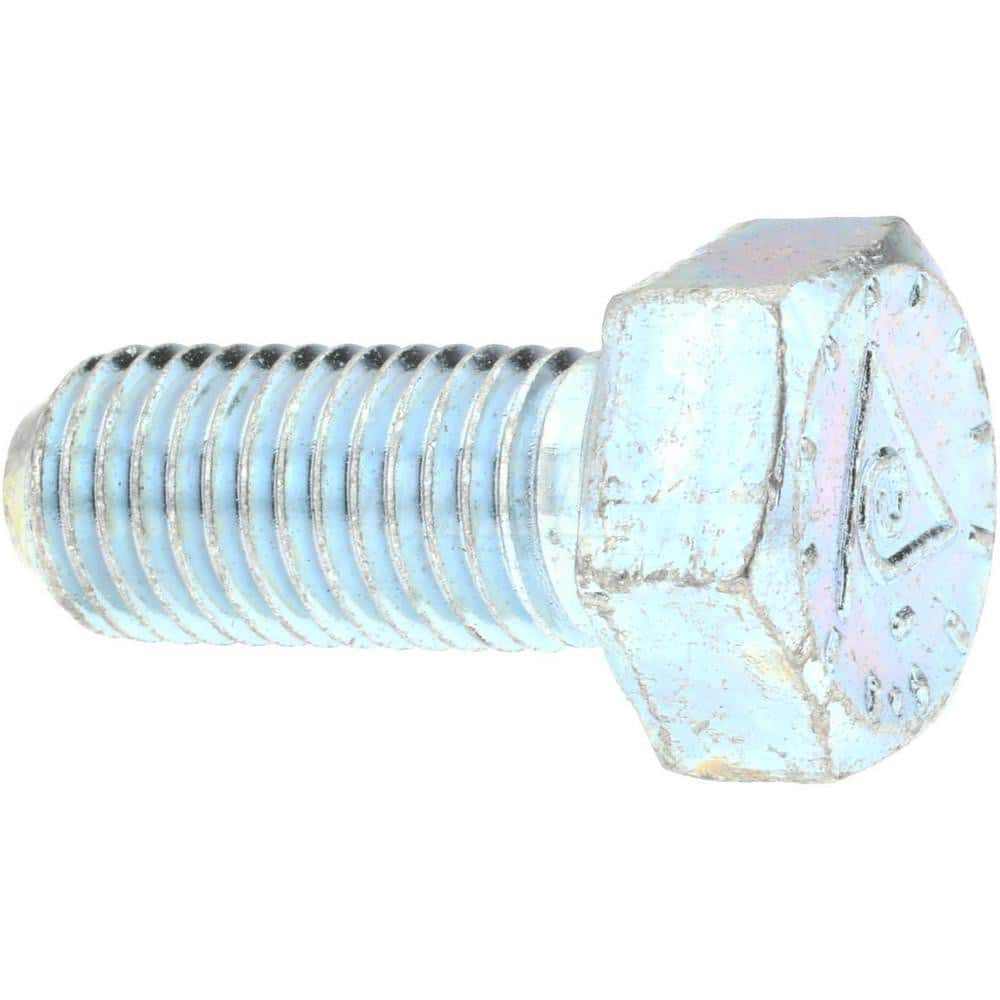 Hex Head Cap Screw: 5/16-24 x 1″, Grade 9 Alloy Steel, Zinc-Plated Clear Chromate