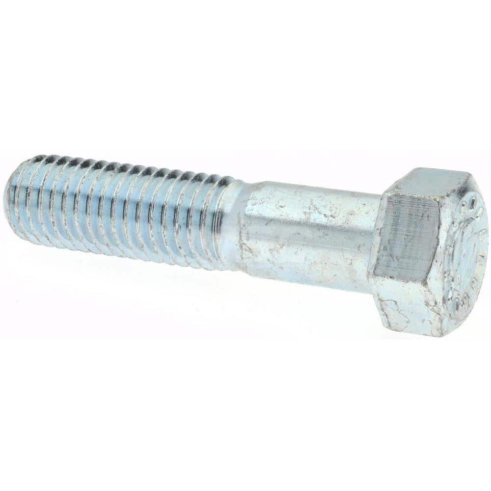 Hex Head Cap Screw: 9/16-12 x 4″, Grade 9 Alloy Steel, Zinc-Plated Clear Chromate