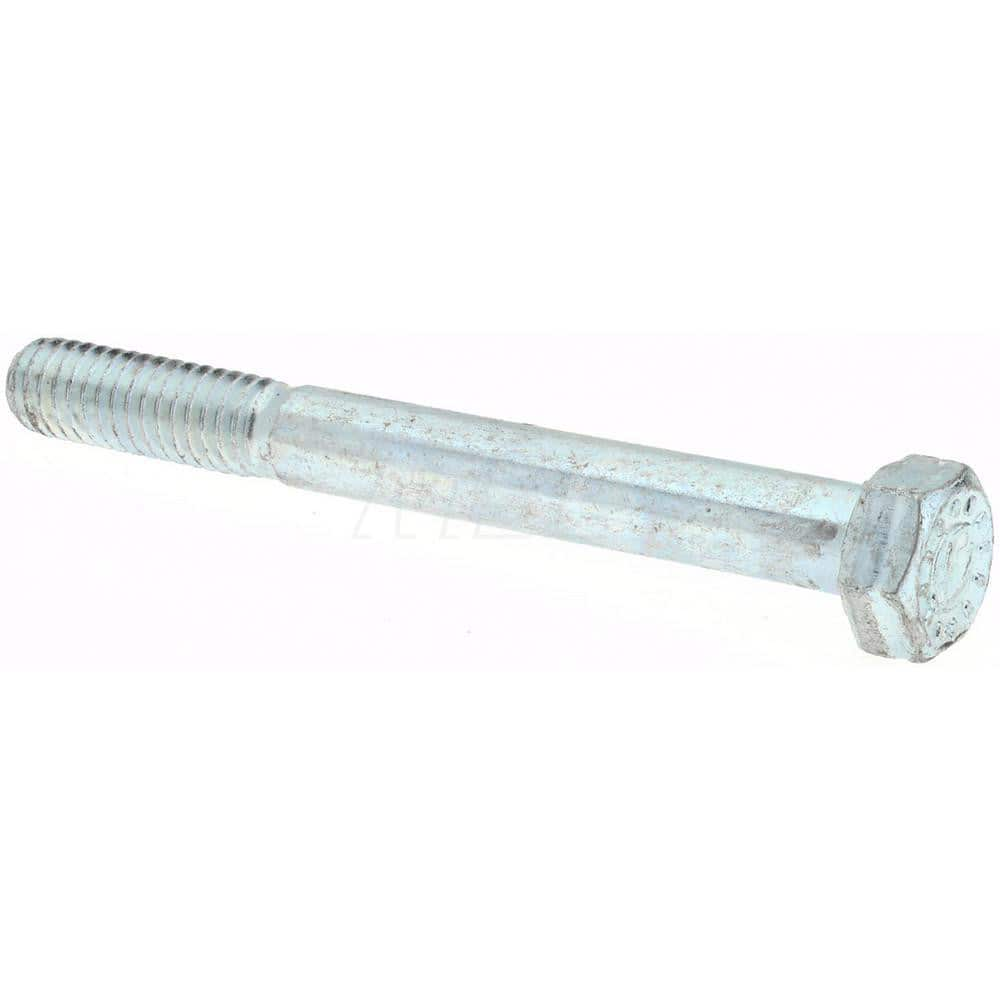 Hex Head Cap Screw: 7/8-9 x 3″, Grade 9 Alloy Steel, Zinc-Plated Clear Chromate