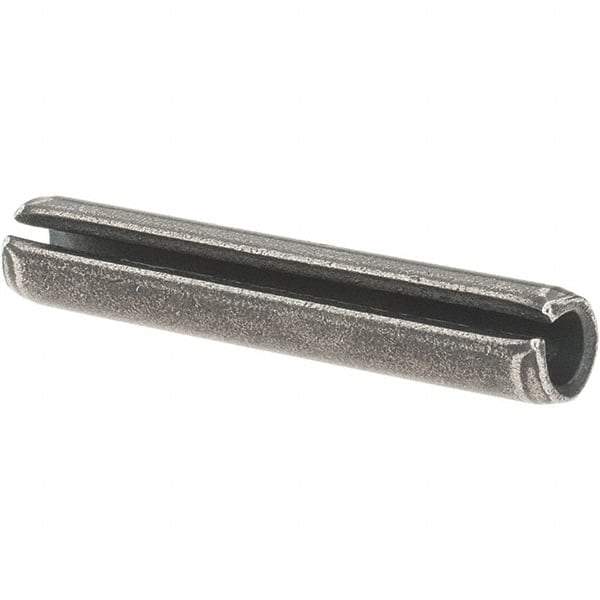 Value Collection - 7/32" Diam x 1-1/4" Long Slotted Spring Pin - Grade 1070-1090 Alloy Steel, Uncoated - All Tool & Supply