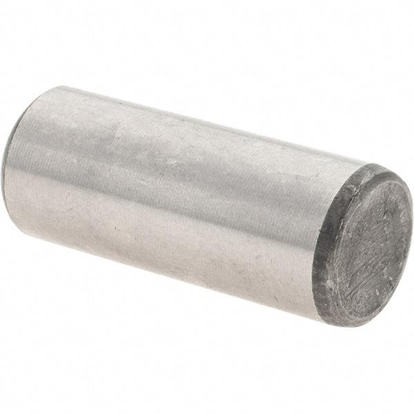 Value Collection - 1/2" Diam x 1-1/4" Pin Length Grade 8 Alloy Steel Standard Dowel Pin - C 50-58 Hardness, 51,000 Lb Breaking Strength, 1 Beveled & 1 Rounded End - All Tool & Supply