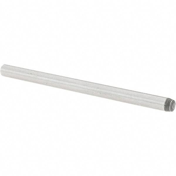 Value Collection - 1/8" Diam x 2" Pin Length Grade 8 Alloy Steel Standard Dowel Pin - C 50-58 Hardness, 3,200 Lb Breaking Strength, 1 Beveled & 1 Rounded End - All Tool & Supply