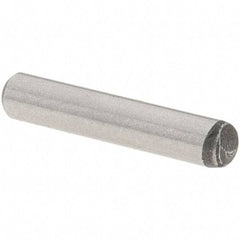 Value Collection - 3/32" Diam x 1/2" Pin Length Grade 8 Alloy Steel Standard Dowel Pin - C 50-58 Hardness, 1,800 Lb Breaking Strength, 1 Beveled & 1 Rounded End - All Tool & Supply