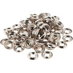 Value Collection - 3/32" Thick, Nickel-Plated Finish, Brass, Standard Countersunk Washer - 0.488" OD - All Tool & Supply