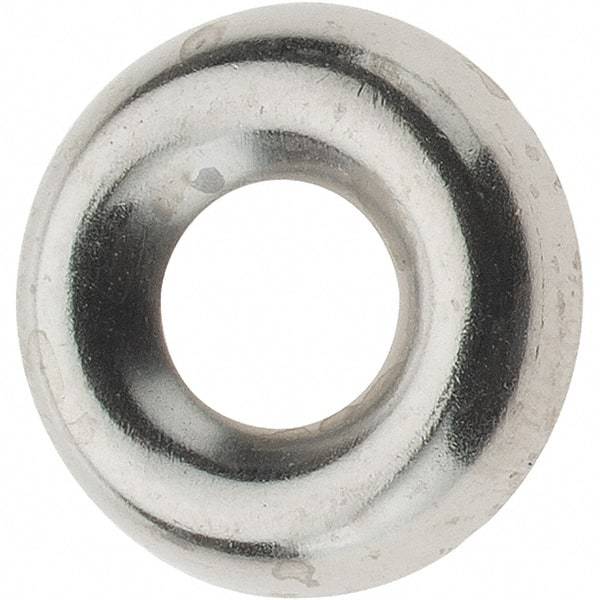 Value Collection - 5/64" Thick, Nickel-Plated Finish, Brass, Standard Countersunk Washer - 0.425" OD - All Tool & Supply