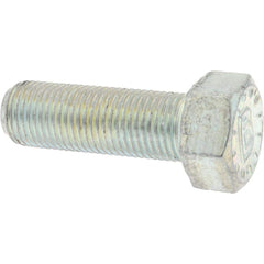 Hex Head Cap Screw: 1/2-20 x 1-1/4″, Grade 9 Alloy Steel, Zinc-Plated Clear Chromate