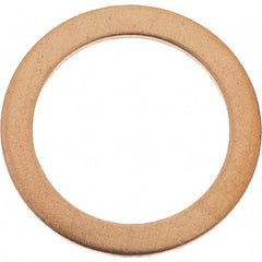 Value Collection - 9/16 SAE, 39/64" ID x 13/16" OD Oil Drain Plug Gasket - 1/32" Thick, Copper - All Tool & Supply