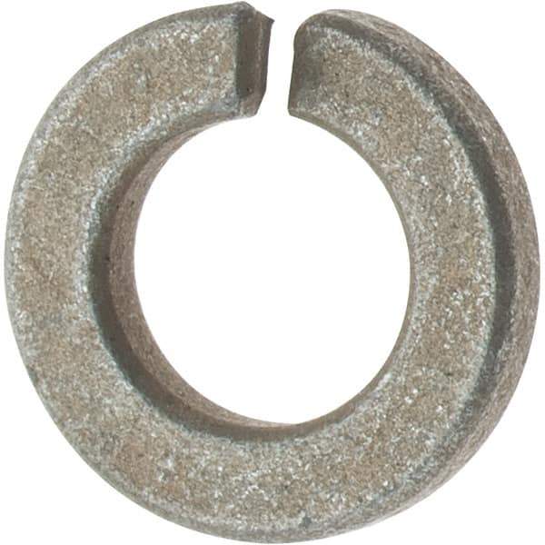 Value Collection - 0.031" Thick Split Lock Washer - AISI 4037 Alloy Steel, Zinc Yellow Dichromate Finish, 0.141" Min ID, 0.148" Max ID, 0.25" Max OD - All Tool & Supply