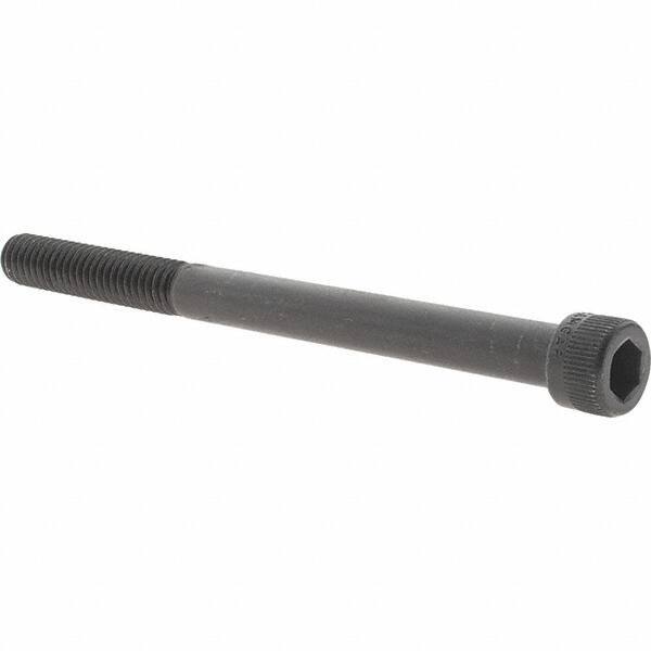 Value Collection - 5/16-18 UNC Hex Socket Drive, Socket Cap Screw - Alloy Steel, Black Oxide Finish, Partially Threaded, 4" Length Under Head - All Tool & Supply