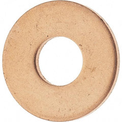 Value Collection - Copper Standard Flat Washer - 0.2031" ID x 1/2" OD, Plain Finish - All Tool & Supply