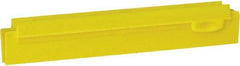 Vikan - 10" Rubber Blade Squeegee Refill - Double Edge, Yellow, Plastic Holder - All Tool & Supply