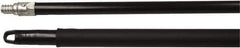 Weiler - 60 x 15/16" Metal Squeegee Handle - Threaded Connection, Black - All Tool & Supply