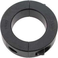 Value Collection - 1-5/8" Bore, Steel, Two Piece Shaft Collar - 2-5/8" Outside Diam, 11/16" Wide - All Tool & Supply