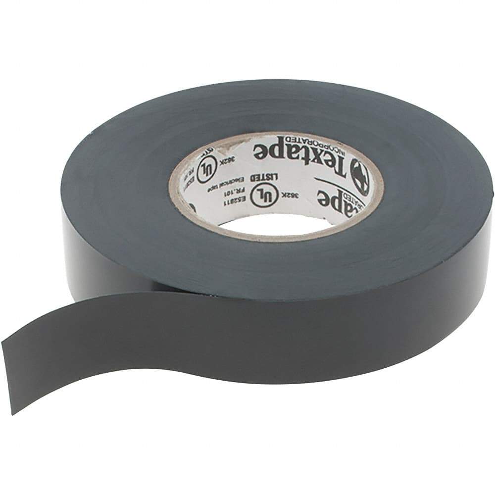 Value Collection - 3/4" x 66', Black Vinyl Electrical Tape - All Tool & Supply