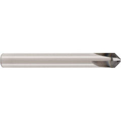 Seco - 12mm Diam 4 Flute Single End Solid Carbide Chamfer Mill - All Tool & Supply