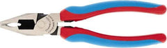 Channellock - 7" OAL, 1-1/2" Jaw Length x 1" Jaw Width, Combination Pliers - Crosshatch Jaw, Comfort Grip Handles - All Tool & Supply