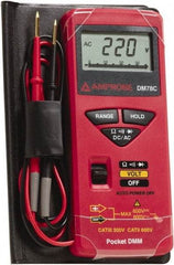 Amprobe - 3156830, CAT II, CAT 0, 600 VAC/VDC, Digital Average Responding Multimeter - 32 mOhm, Measures Voltage, Resistance - All Tool & Supply