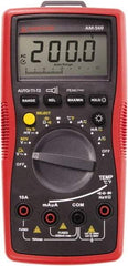 Amprobe - 4210333, CAT IV, CAT III, 1,000 VAC/VDC, Digital Average Responding Multimeter - 60 mOhm, Measures Voltage, Capacitance, Current, Frequency, Resistance, Temperature - All Tool & Supply