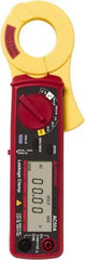 Amprobe - 3033017, CAT II, Digital Average Responding Leakage Clamp Meter with 1.1811" Clamp On Jaws - 400 VAC, 60 AC Amps, Measures Voltage, Current, Leakage Current, Resistance - All Tool & Supply