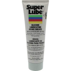 Synco Chemical - 8 oz Tube Silicone General Purpose Grease - Translucent White/Gray, Food Grade, 500°F Max Temp, NLGIG 2, - All Tool & Supply