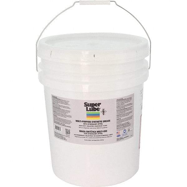 Synco Chemical - 30 Lb Pail Synthetic General Purpose Grease - Translucent White, Food Grade, 450°F Max Temp, NLGIG 1, - All Tool & Supply