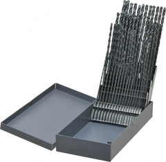 Chicago-Latrobe - 118° Point, Oxide Finish, High Speed Steel Taper Length Drill Bit Set - All Tool & Supply