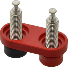 Pomona - Red Electrical Test Equipment Jack - Use with 0.070-0.375" Panels - All Tool & Supply