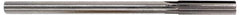 Alvord Polk - 1-3/16" Cobalt 10 Flute Chucking Reamer - Straight Flute, 1" Straight Shank, 2-7/8" Flute Length, 11" OAL - All Tool & Supply