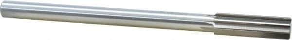 Interstate - 18mm High Speed Steel Chucking Reamer - Straight Flute, Straight Shank, 2-1/4" Flute Length, 9" OAL - All Tool & Supply