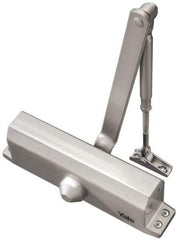 Yale - 42" Door Width, 9-3/4" Closer Body Length, Non-Handed Door Closer Manual Damper - Aluminum Finish, Non-Handed - All Tool & Supply