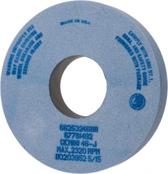 Norton - 14" Diam x 5" Hole x 2" Thick, J Hardness, 46 Grit Surface Grinding Wheel - Aluminum Oxide, Type 1, Coarse Grade, 2,320 Max RPM, No Recess - All Tool & Supply