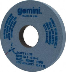 Norton - 16" Diam x 5" Hole x 2" Thick, I Hardness, 46 Grit Surface Grinding Wheel - Aluminum Oxide, Type 1, Coarse Grade, 2,030 Max RPM, No Recess - All Tool & Supply