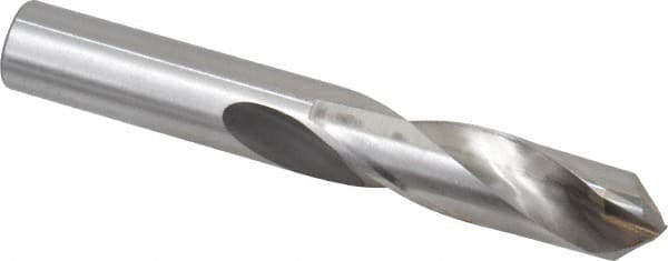 CJT - 19/32" 135° Spiral Flute Carbide-Tipped Screw Machine Drill Bit - All Tool & Supply