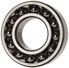 SKF - 35mm Bore Diam, 72mm OD, Open Self Aligning Radial Ball Bearing - 23mm Wide, 2 Rows, Round Bore, 1,980 Lb Static Capacity, 6,900 Lb Dynamic Capacity - All Tool & Supply