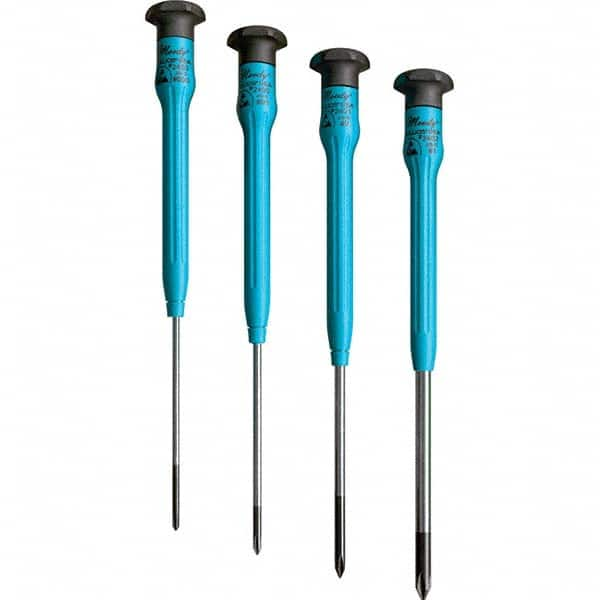 Moody Tools - Precision & Specialty Screwdrivers Type: JIS Overall Length Range: 3" - 6.9" - All Tool & Supply