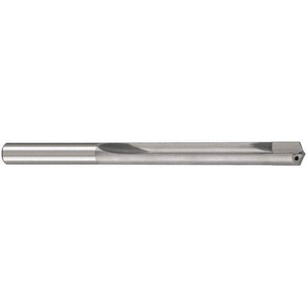 Die Drill Bit: 9/16″ Dia, 130 °, Solid Carbide TiN Finish, 4-13/16″ Flute, 7-7/32″ OAL, Series 176