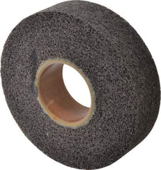 Brite Star - 8" Diam, 2" Face Width, 3" Center Hole, Medium Grade, Aluminum Oxide Deburring Wheel - Convolute, Hard Density 8 Grade, 4,500 RPM - All Tool & Supply