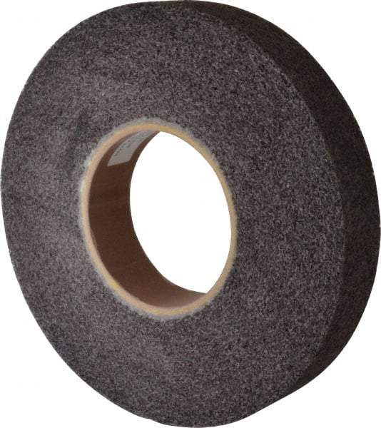 Brite Star - 12" Diam, 2" Face Width, 5" Center Hole, Medium Grade, Aluminum Oxide Deburring Wheel - Convolute, Soft Density 5 Grade, 3,000 RPM - All Tool & Supply