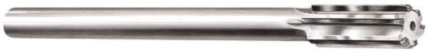 Made in USA - 0.1855" Carbide-Tipped 4 Flute Chucking Reamer - Straight Flute, 1-1/8" Straight Shank, 1-1/8" Flute Length, 4-1/2" OAL - All Tool & Supply