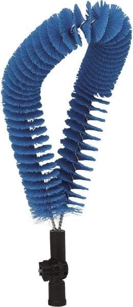 Vikan - Polyester Clean In Place Brush - 2-1/2" Bristle Length, 20" Long x 2-1/2" Wide Head, Blue - All Tool & Supply