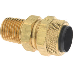 Parker - 1/2" Tube OD x 1/4 Thread Acetal Copolymer Compression Tube Connector - All Tool & Supply