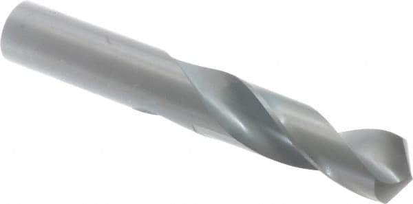 Chicago-Latrobe - 51/64" 118° Spiral Flute High Speed Steel Screw Machine Drill Bit - Oxide Finish, Right Hand Cut, 3-3/8" Flute Length, 5-1/4" OAL, Standard Point, Straight Shank - All Tool & Supply