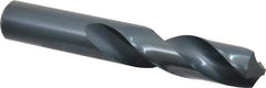 Chicago-Latrobe - 57/64" 118° Spiral Flute High Speed Steel Screw Machine Drill Bit - Oxide Finish, Right Hand Cut, 3-5/8" Flute Length, 5-5/8" OAL, Standard Point, Straight Shank - All Tool & Supply