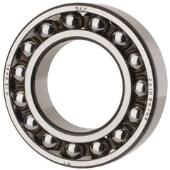 SKF - 50mm Bore Diam, 90mm OD, Open Self Aligning Radial Ball Bearing - 23mm Wide, 2 Rows, Round Bore, 2,520 Lb Static Capacity, 7,600 Lb Dynamic Capacity - All Tool & Supply