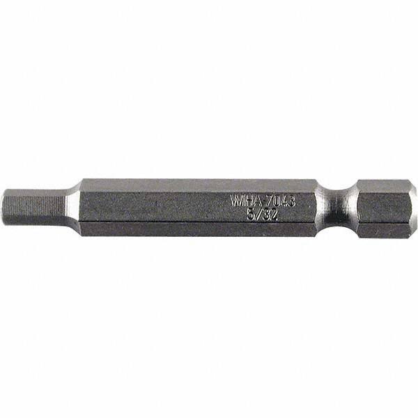 Wiha - 0.109" Power Bit - 1/4" Drive, 2" OAL - All Tool & Supply